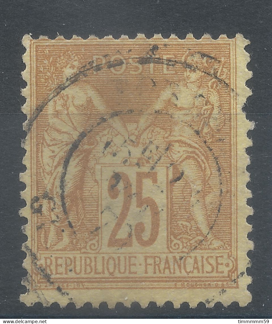 Lot N°82888   N°92, Oblitéré Cachet à Date - 1876-1898 Sage (Tipo II)