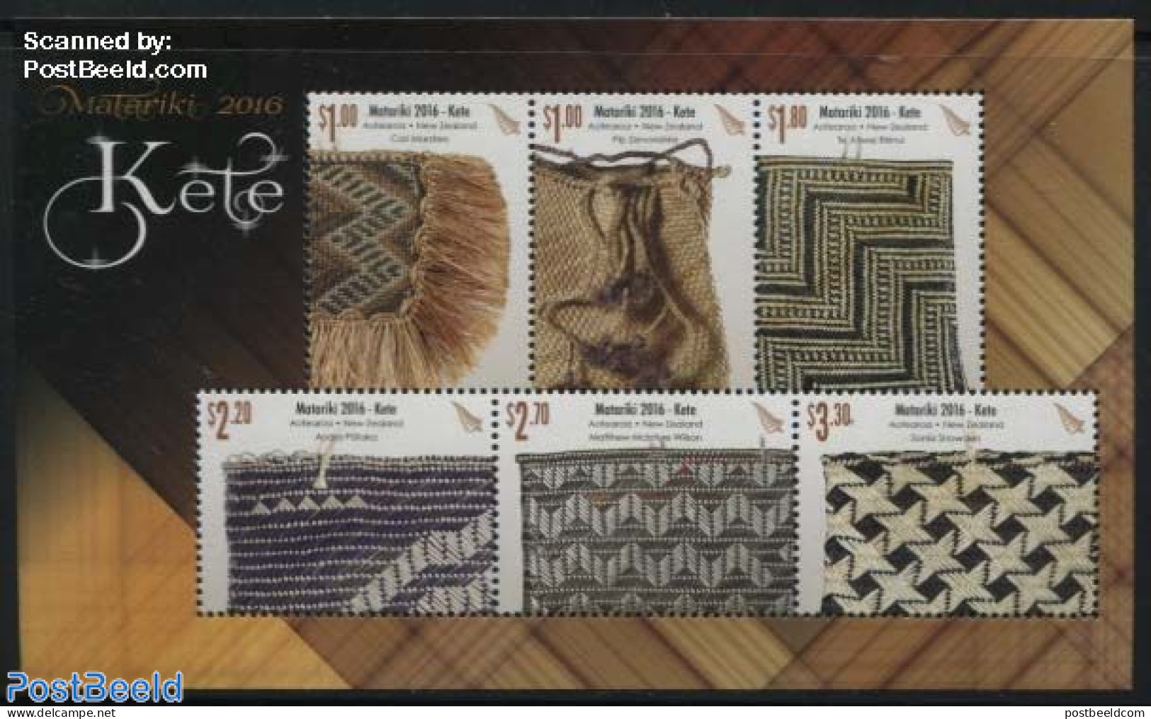 New Zealand 2016 Matariki S/s, Mint NH, Various - New Year - Textiles - Nuovi