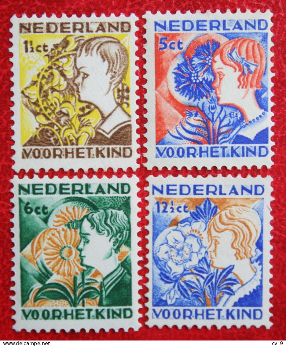 READ   Child Werlfare Kinderzegels Enfants NVPH 248-251 1932 POSTFRIS MNH ** Neuf Sans Charniere NEDERLAND / NIEDERLANDE - Unused Stamps