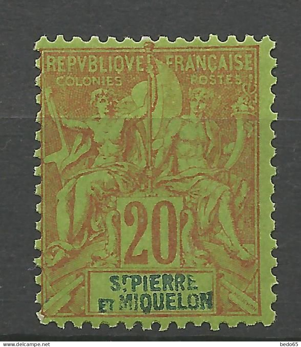 SAINT PIERRE ET MIQUELON  N° 65  NEUF** LUXE SANS CHARNIERE  / Hingeless  / MNH - Unused Stamps