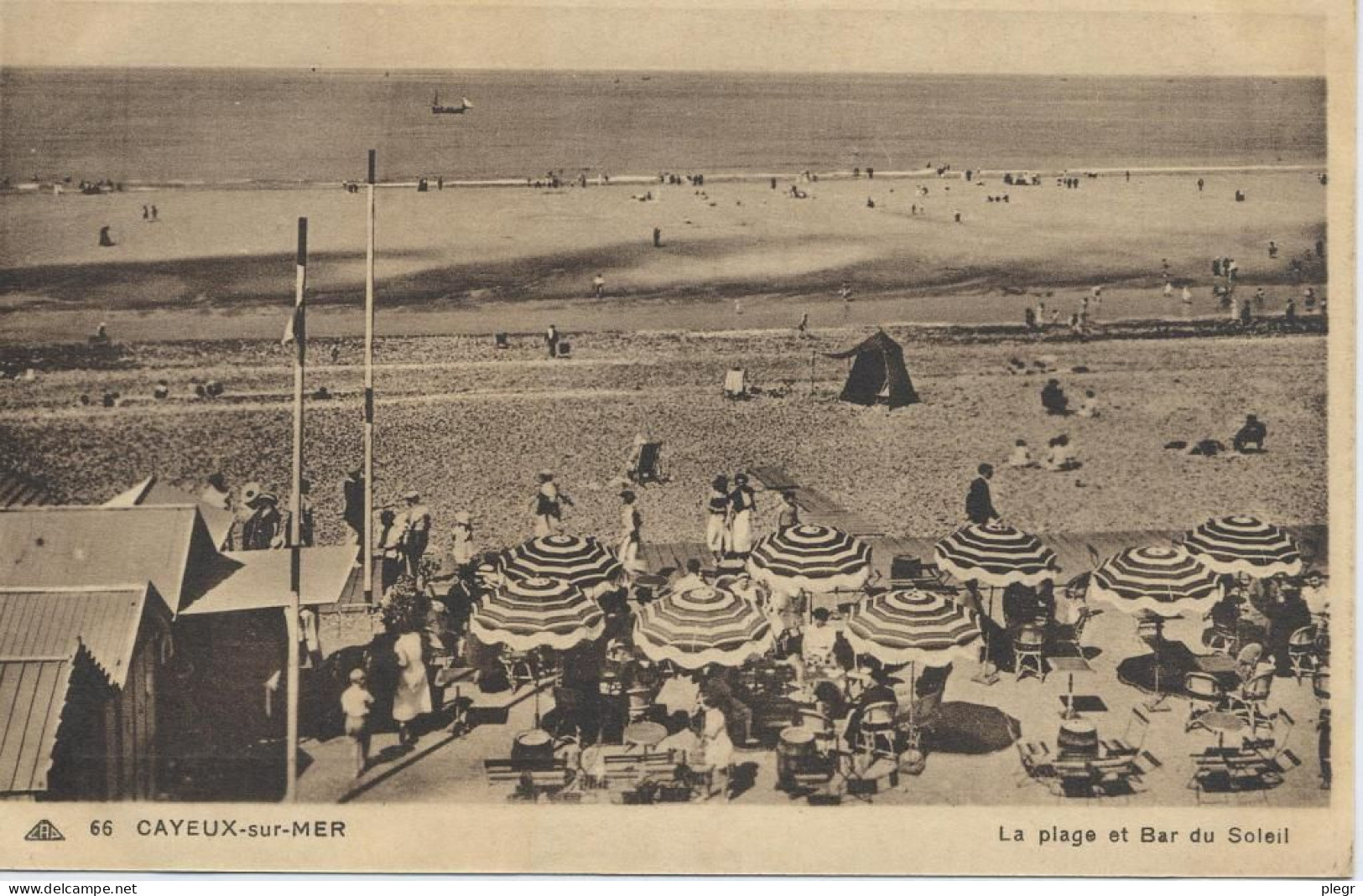 0-80182 01 11 - CAYEUX SUR MER - LA PLAGE ET BAR DU SOLEIL - Cayeux Sur Mer