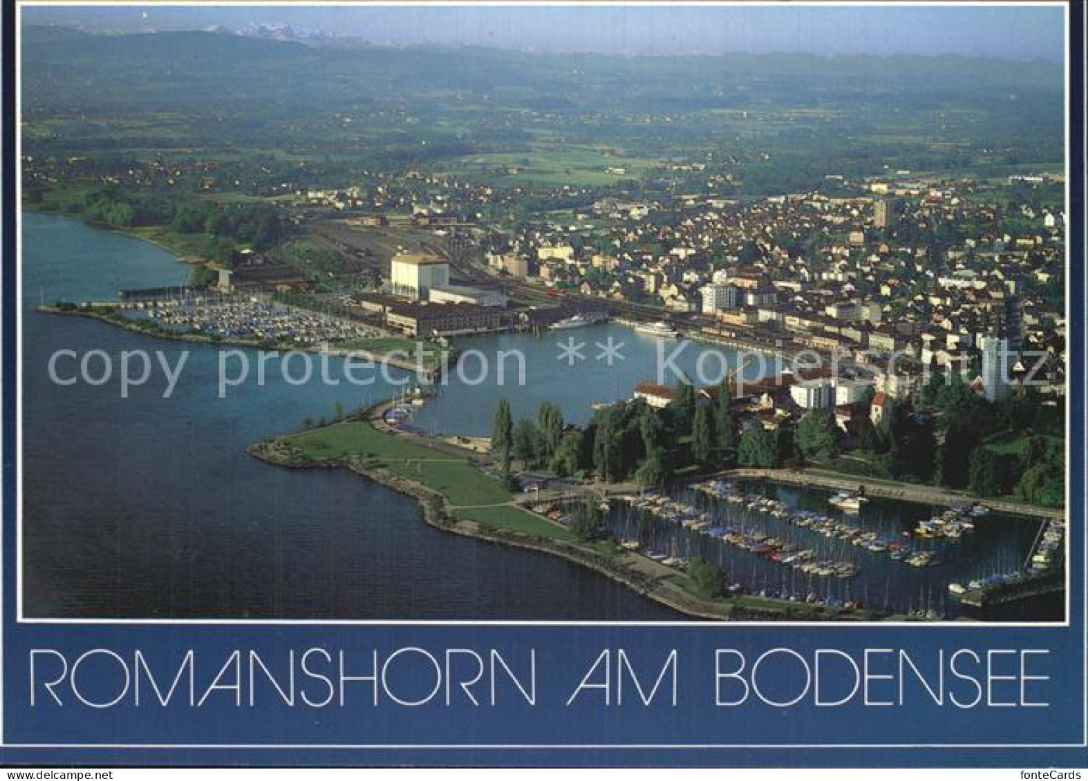 12587560 Romanshorn Bodensee Flugaufnahme Hafen Romanshorn - Sonstige & Ohne Zuordnung