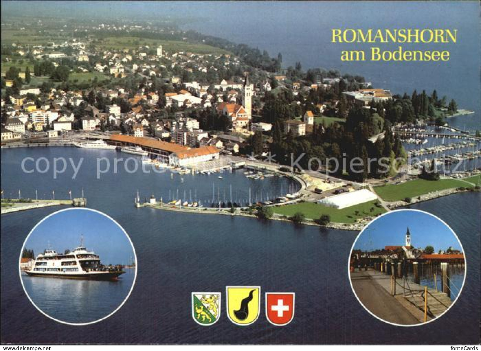 12587554 Romanshorn Bodensee Luftaufnahme Hafen Romanshorn - Sonstige & Ohne Zuordnung