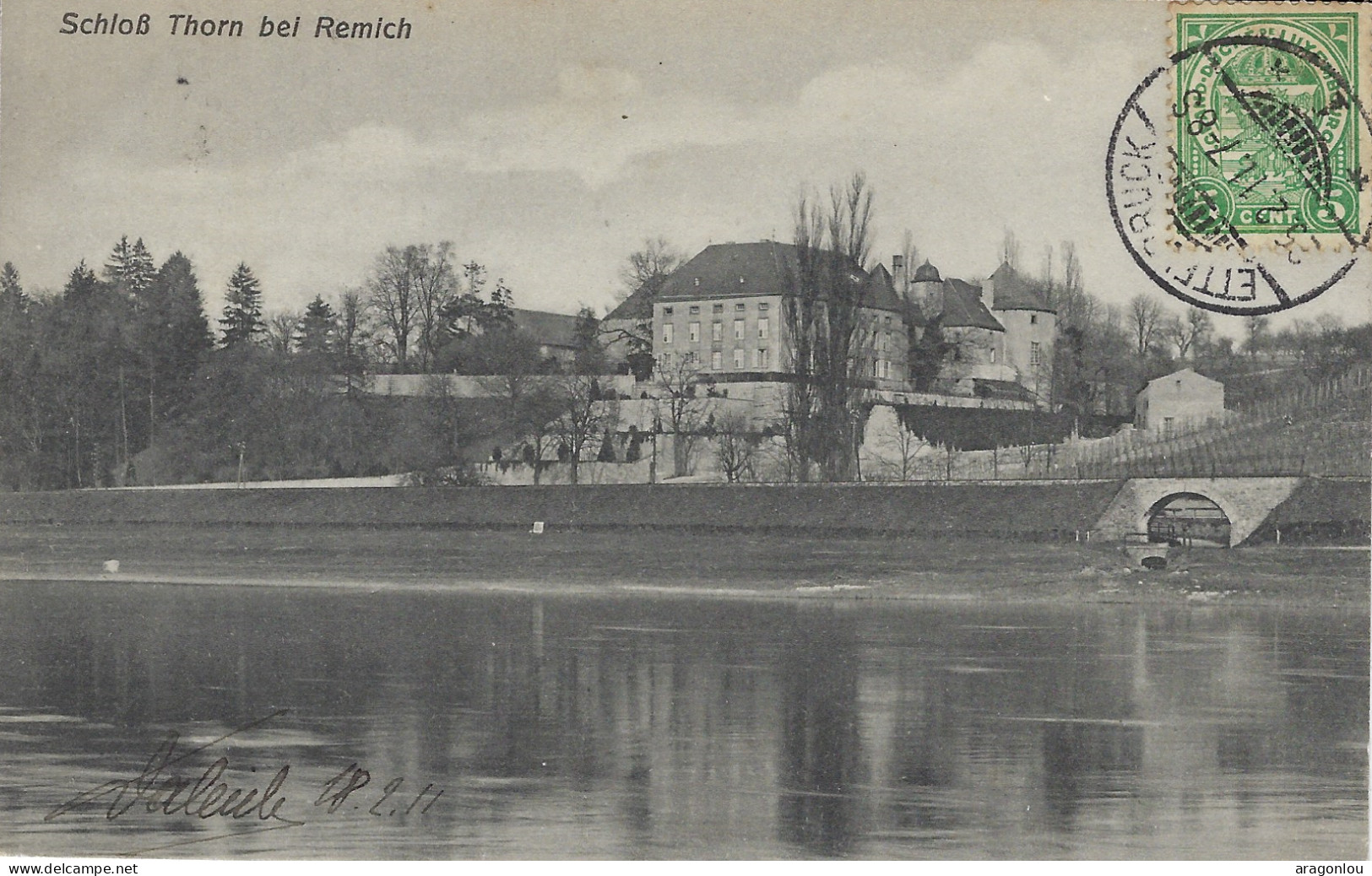 Luxembourg - Luxemburg - REMICH  -  SCHLOSS  THORN  BEI  REMICH  -  No.5474  N. Schumacher , Mondorf-les-Bains 1910 - Remich