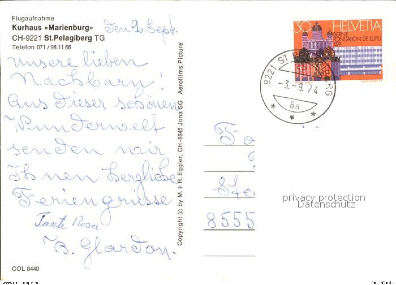 12587524 Pelagiberg St Kurhaus Marienburg St Pelagiberg - Sonstige & Ohne Zuordnung