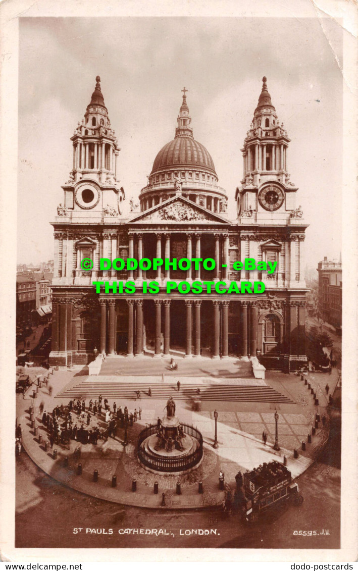 R540734 London. St. Paul Cathedral. Valentine. X. L. Series. Real Photo Cards - Sonstige & Ohne Zuordnung