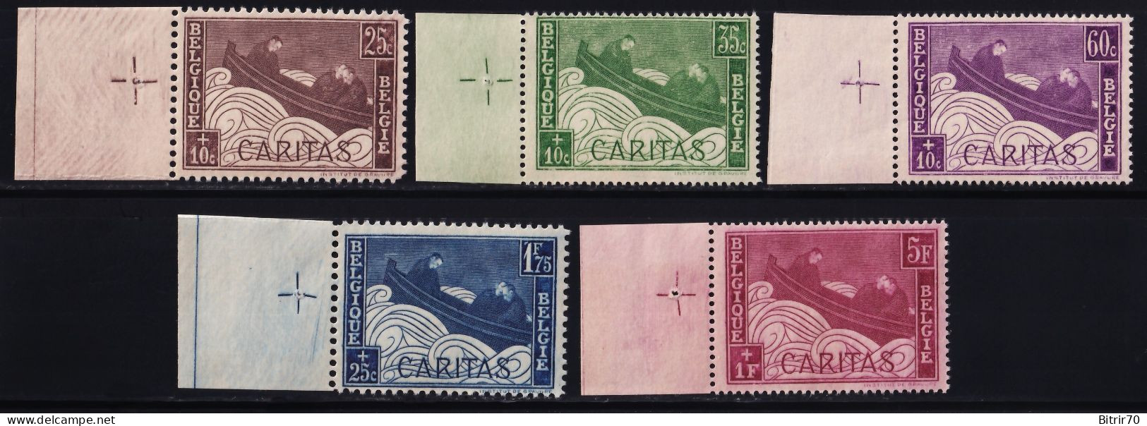 Belgica, 1927  Y&T. 249 / 253,  MNH. - Unused Stamps