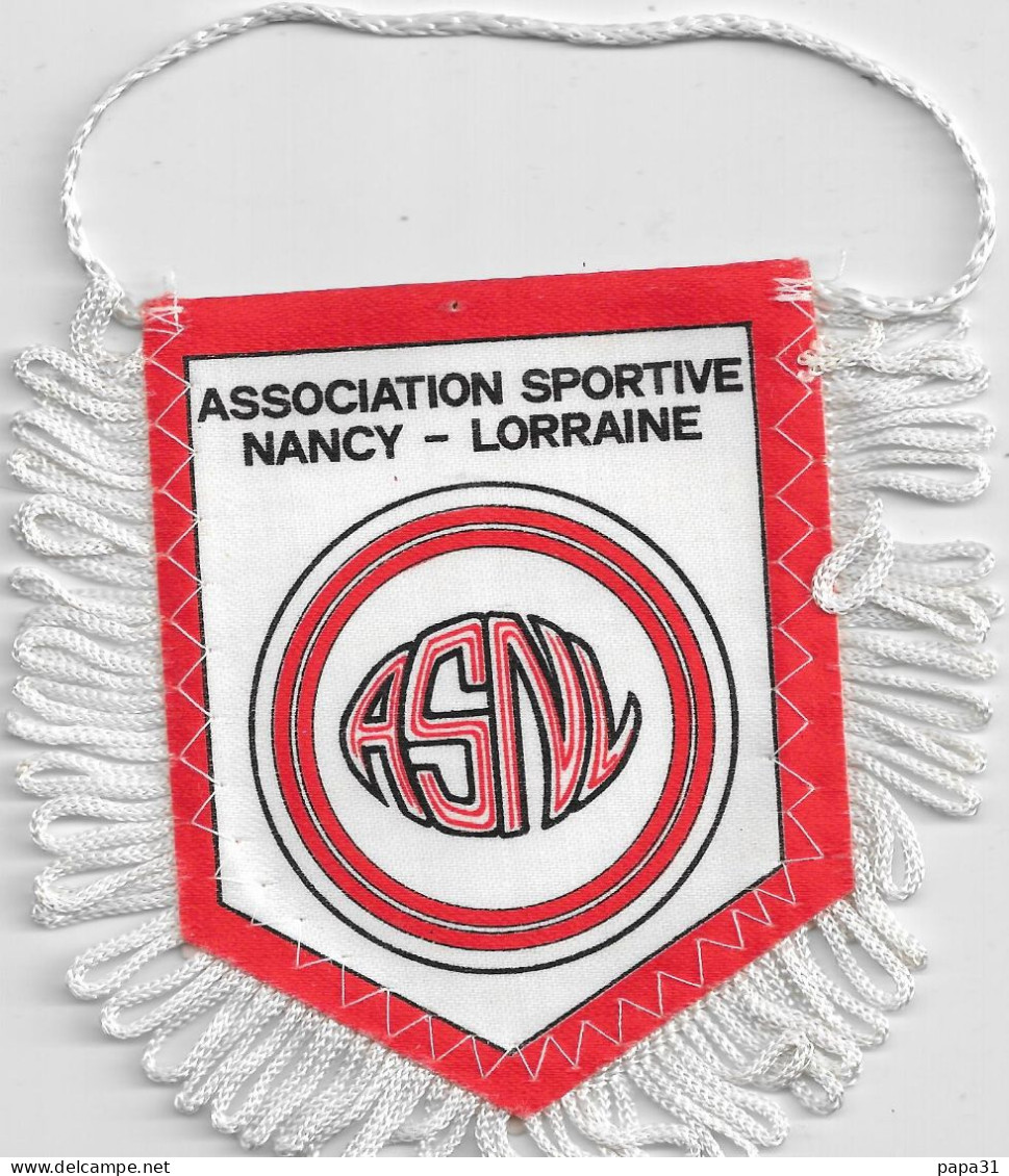 Fanion, Sports, Football   ASSOCIATION SPORTIVE NANCY - LORRAINE - Uniformes Recordatorios & Misc