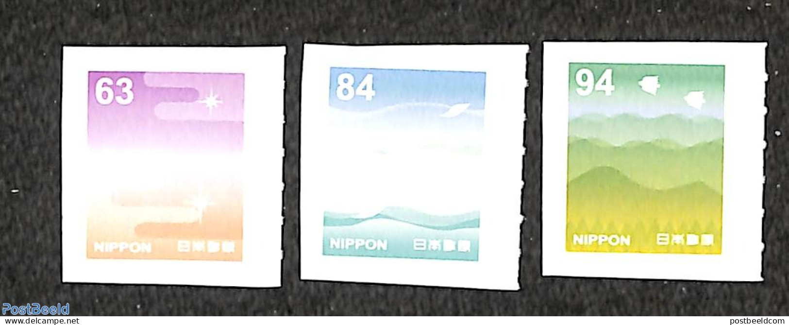 Japan 2019 Greetings 3v S-a, Mint NH - Neufs