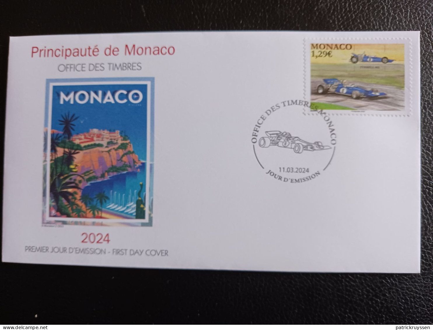 Monaco 2024 Race Cars Sport Formula One TYRELL 003 Legendary  1v FDC PJ - Nuovi