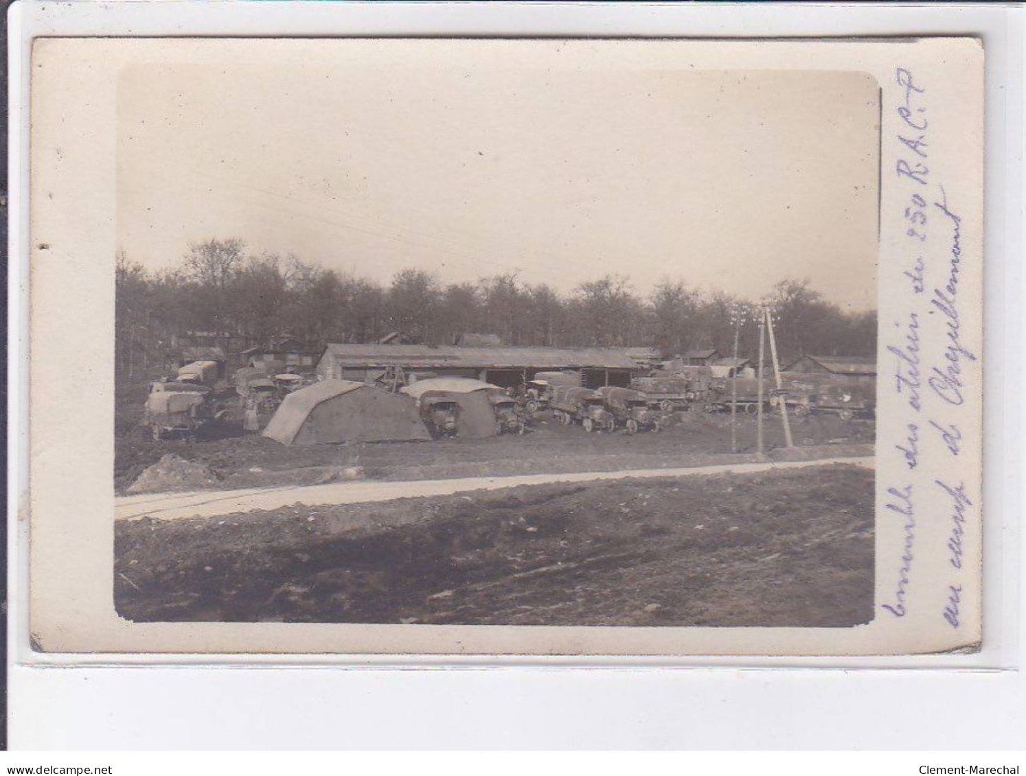 CAMP DE CHEVILLEMONT : Lot De 4 CPA, Militaires - Très Bon état - Andere & Zonder Classificatie