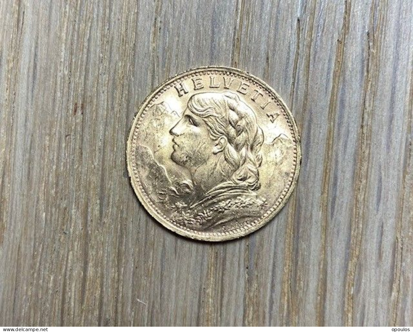 Pièce De 20 Francs Suisse Or - HELVETIA - 1935 - 20 Franken (oro)