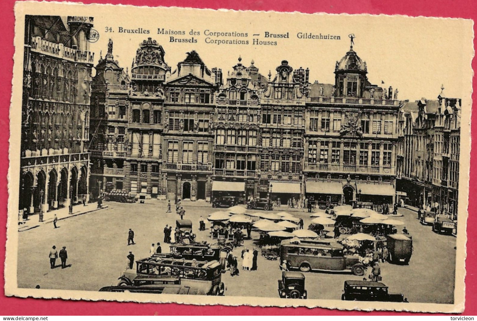 C.P. Bruxelles =  Grand'Place  : Maisons  Des  Corporations - Brüssel (Stadt)
