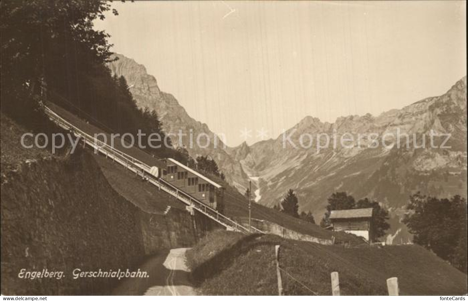 12587428 Engelberg OW Gerschnialpbahn Engelberg - Autres & Non Classés