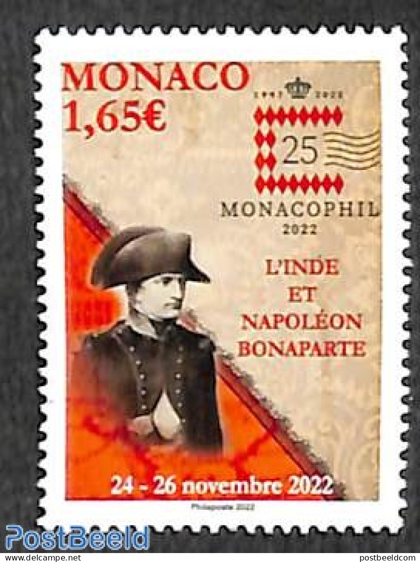 Monaco 2022 Monacofil 1v, Mint NH, History - Napoleon - Philately - Ungebraucht