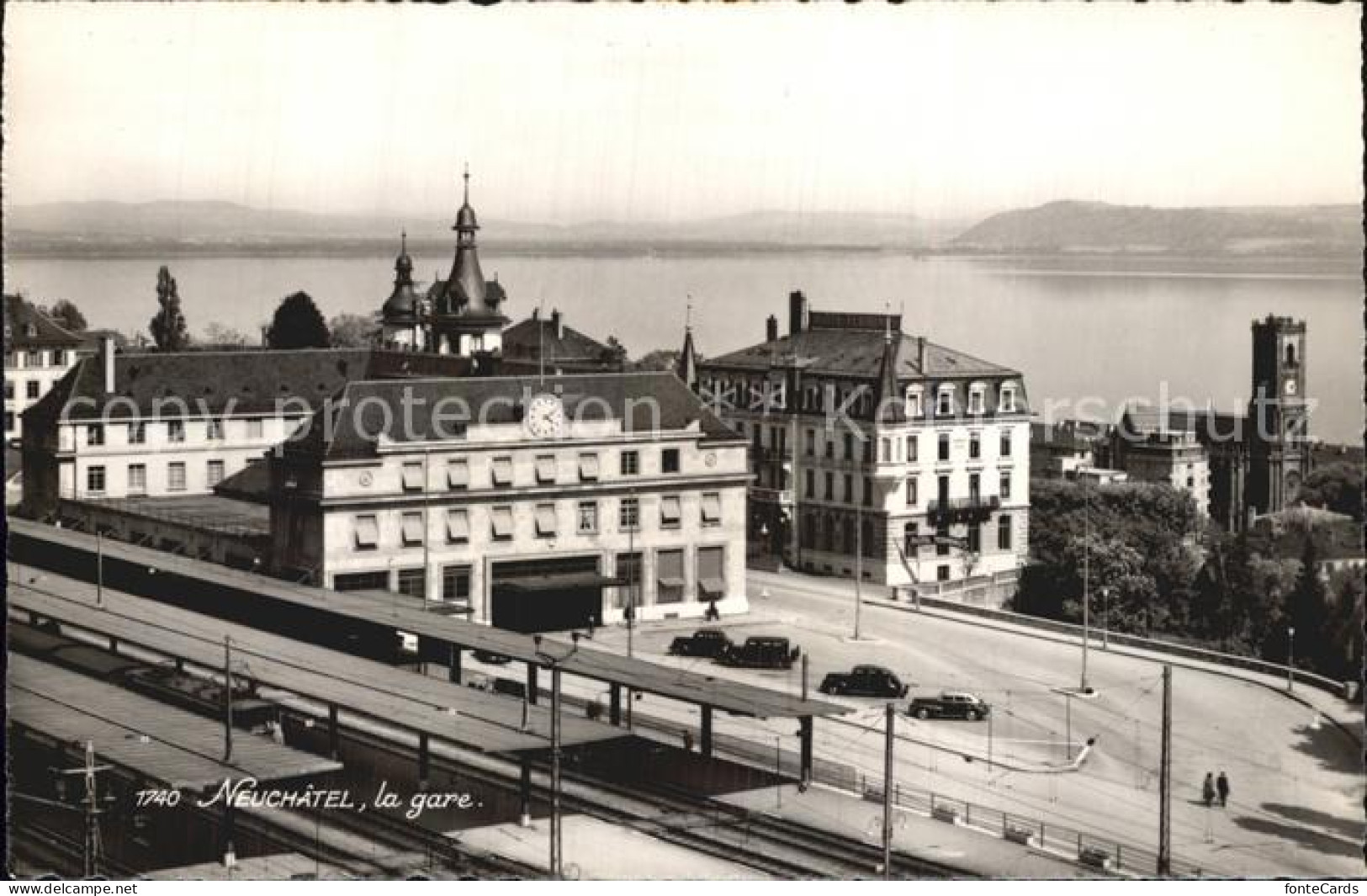 12587420 Neuchatel NE Bahnhof Neuchatel - Autres & Non Classés