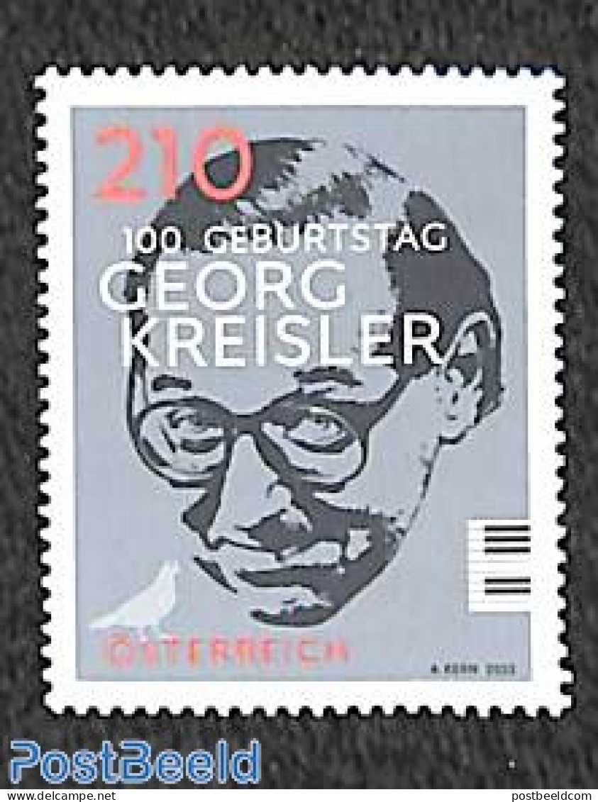 Austria 2022 Georg Kreisler 1v, Mint NH - Unused Stamps