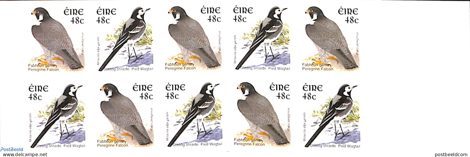 Ireland 2003 Birds Booklet, Mint NH, Nature - Birds - Birds Of Prey - Unused Stamps