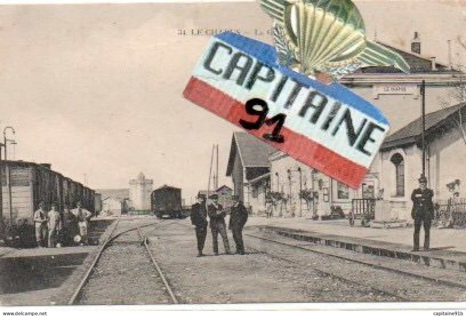 CPA LE CHAPUS CHARENTE MARITIME LA GARE  X X - Altri & Non Classificati