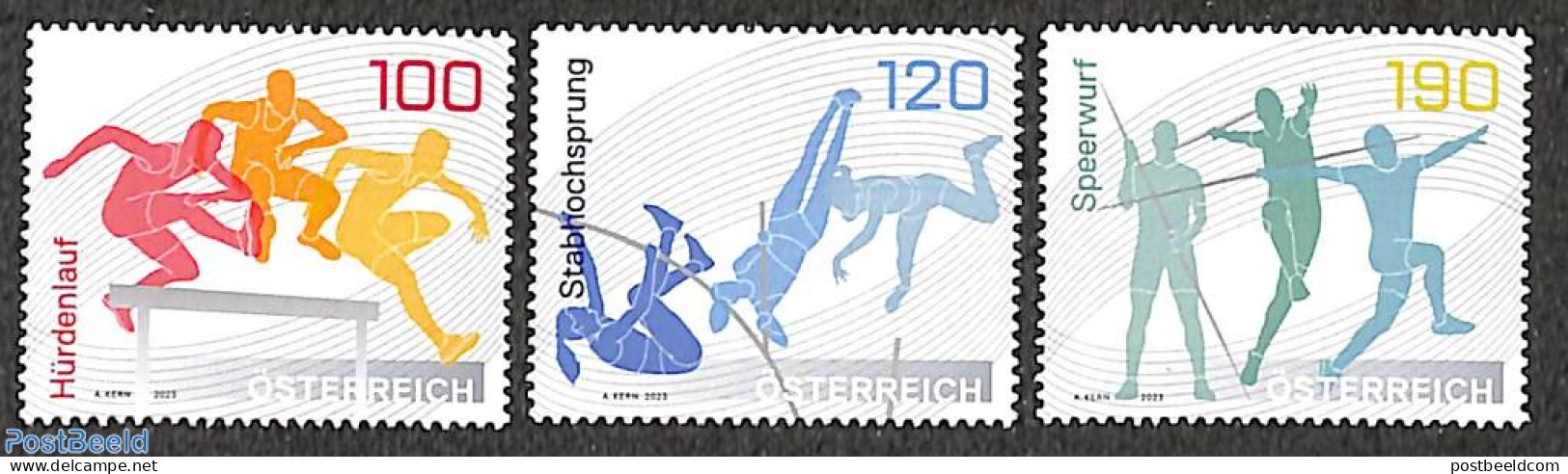 Austria 2022 Sport 3v, Mint NH, Sport - Sport (other And Mixed) - Unused Stamps