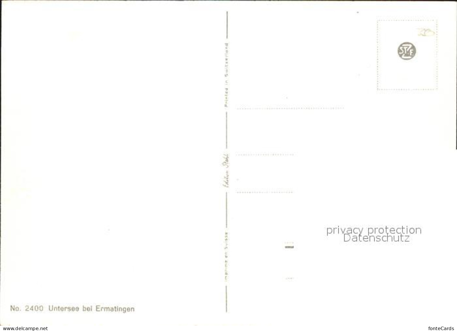 12587158 Ermatingen Untersee Kuenstlerkarte August Herzog Ermatingen - Autres & Non Classés