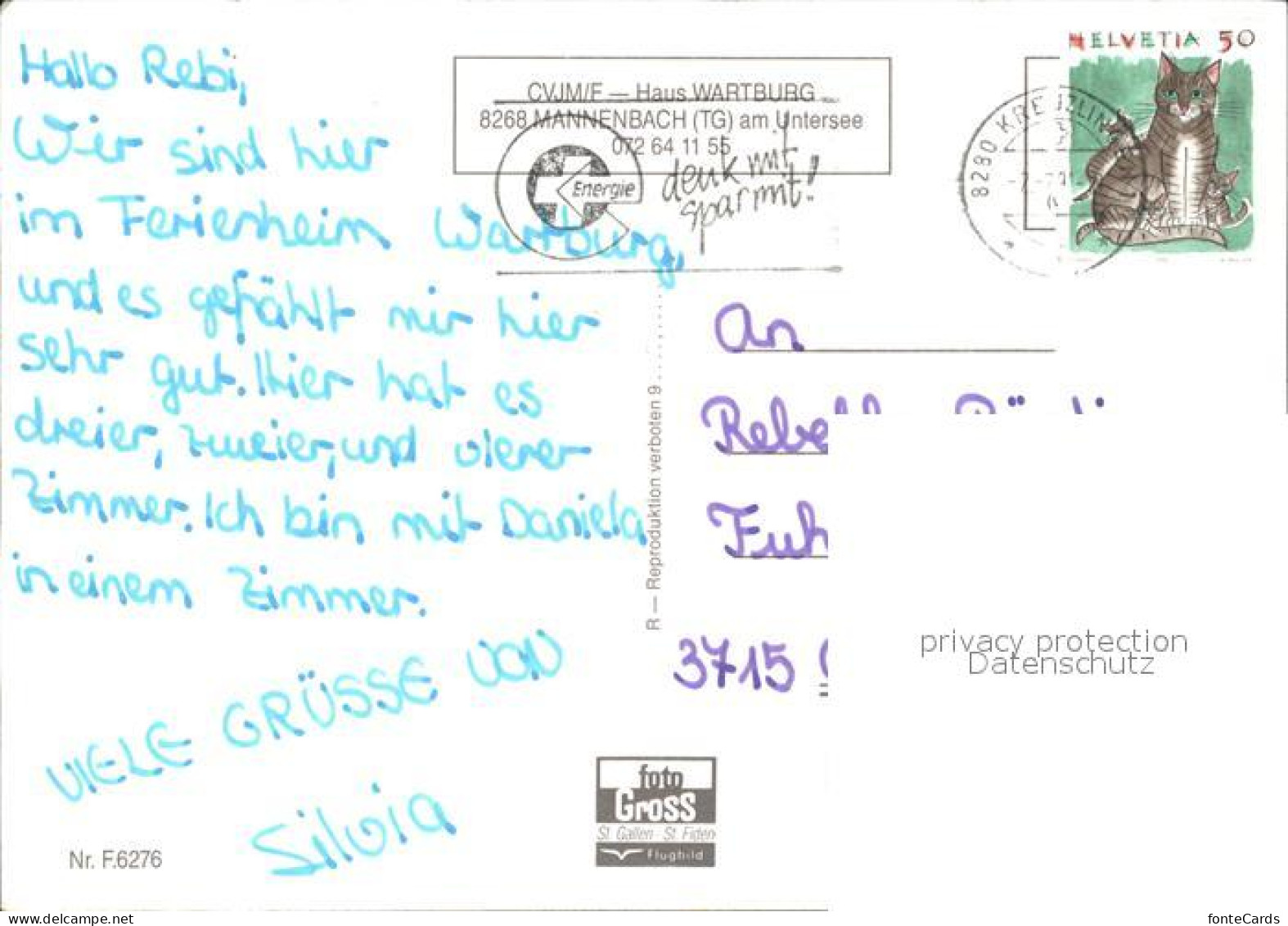 12587152 Mannenbach Untersee Haus Wartburg Am Bodensee Fliegeraufnahme Mannenbac - Other & Unclassified