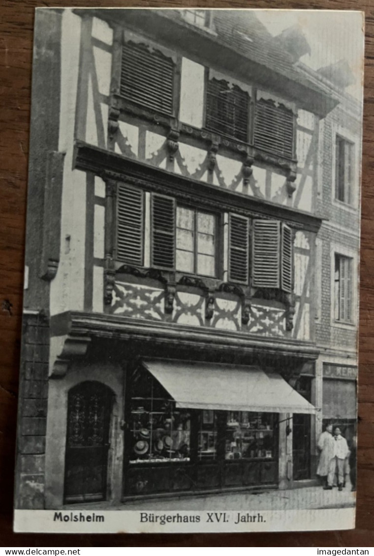 Molsheim Façade Commerce Maison Bourgeoise - Editeur Jul. Manias - Molsheim