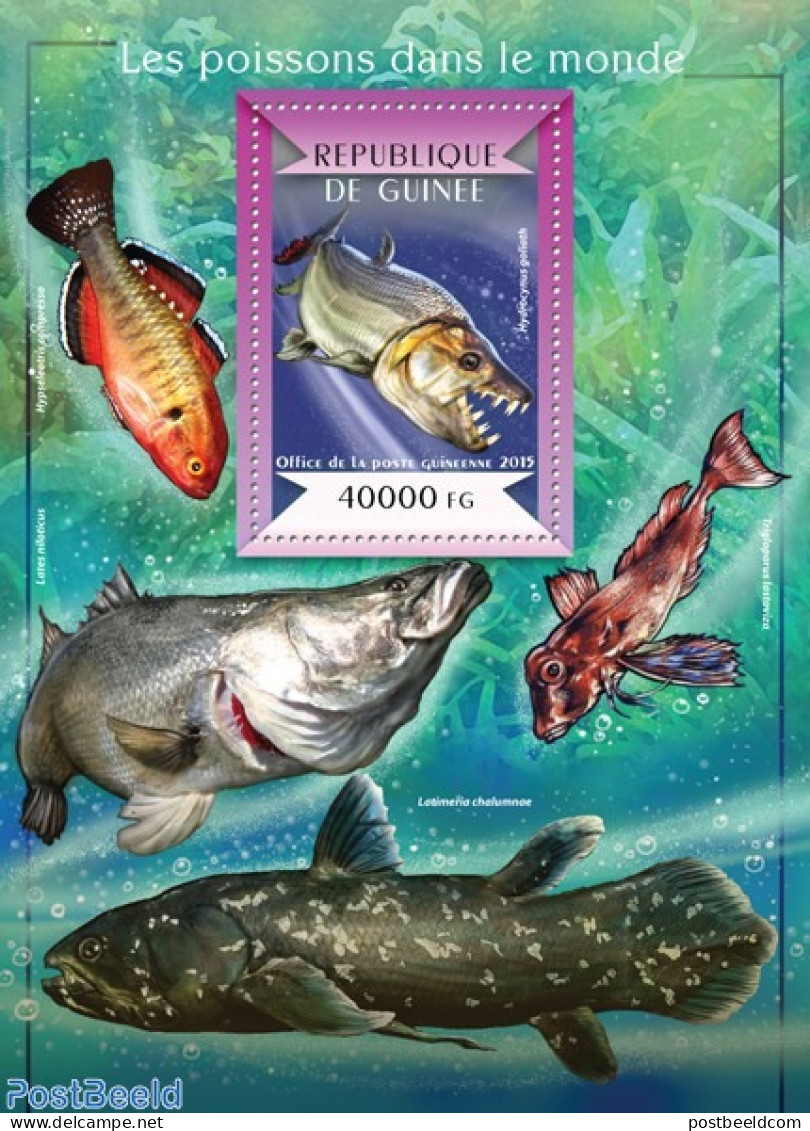 Guinea, Republic 2015 Fishes, Mint NH, Nature - Fish - Peces