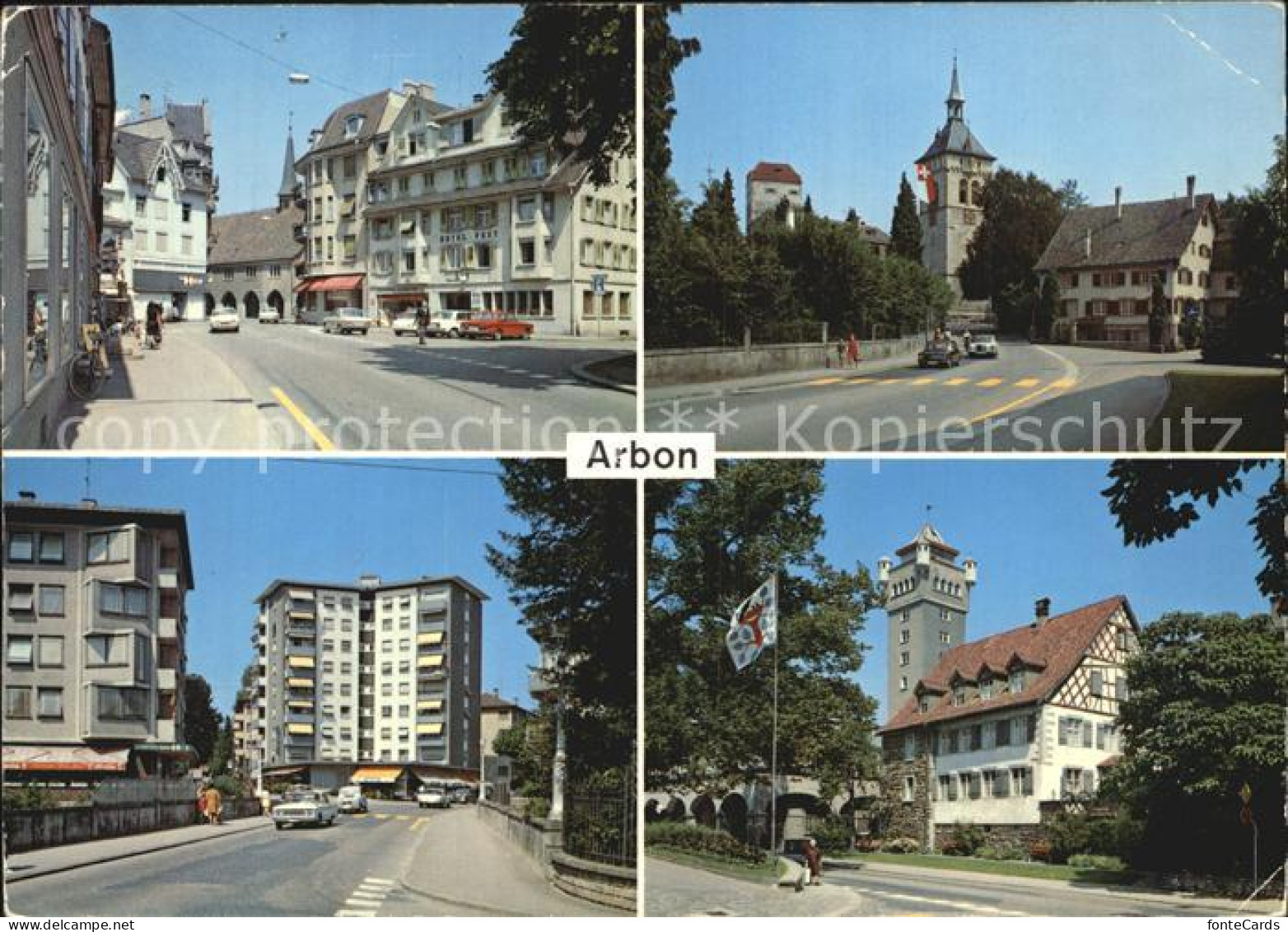 12587113 Arbon  TG Teilansichten Innenstadt Hochhaus Turm  - Autres & Non Classés