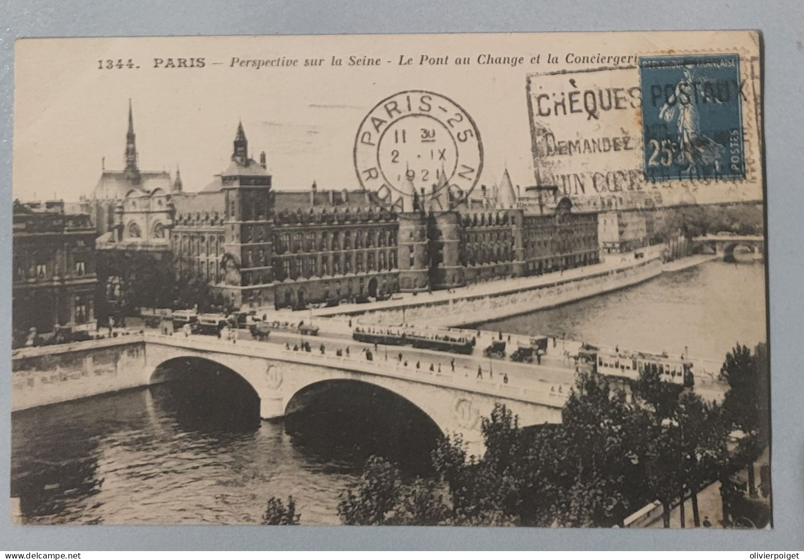 DPT 75 - Paris - Perspective De La Seine - Le Pont Au Change Et La Conciergerie - Zonder Classificatie