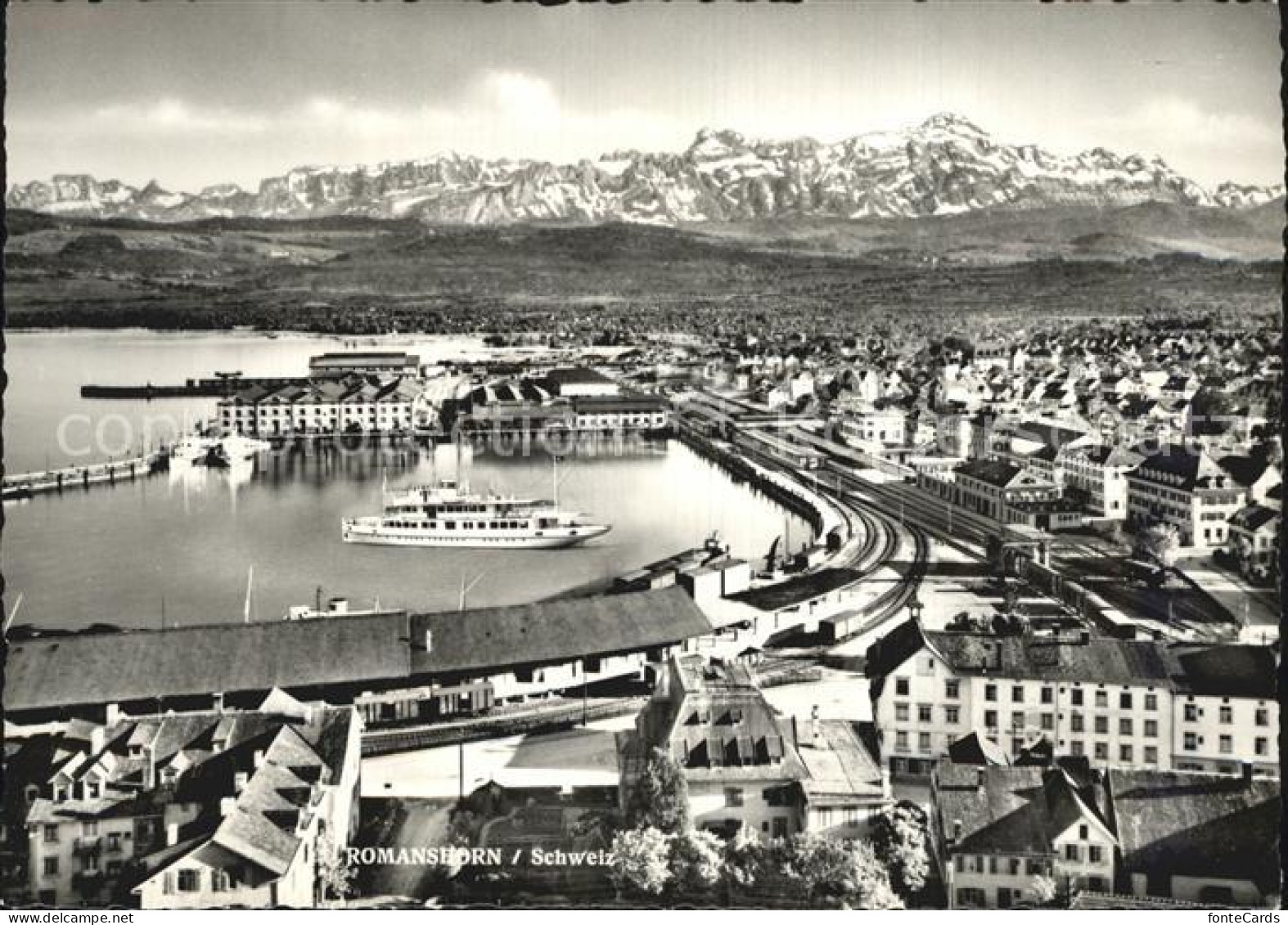 12587084 Romanshorn Bodensee Panorama Blick Zur Saentiskette Appenzeller Alpen R - Other & Unclassified