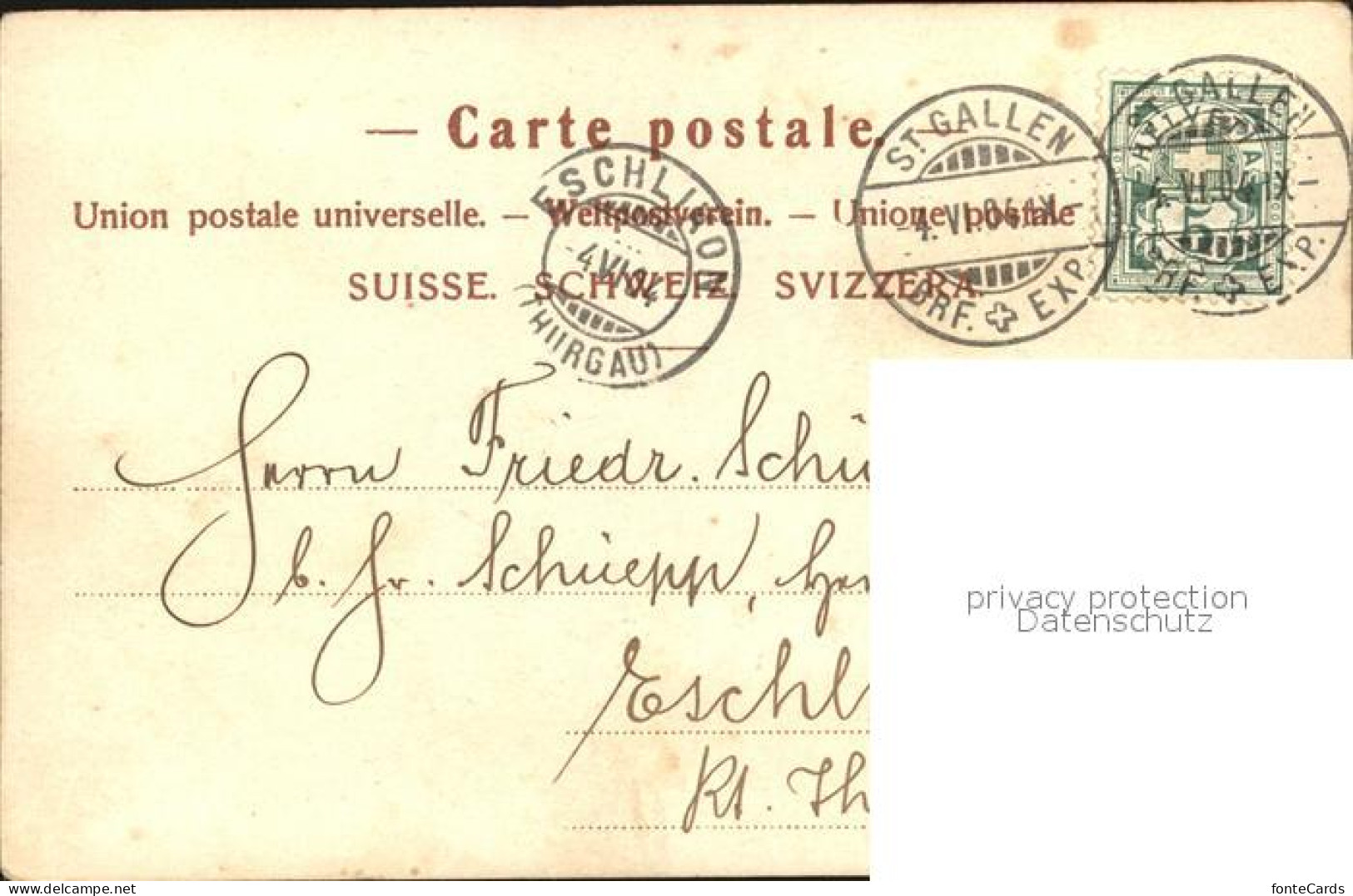 12586994 St Gallen SG Sitterbruecke St Gallen - Andere & Zonder Classificatie