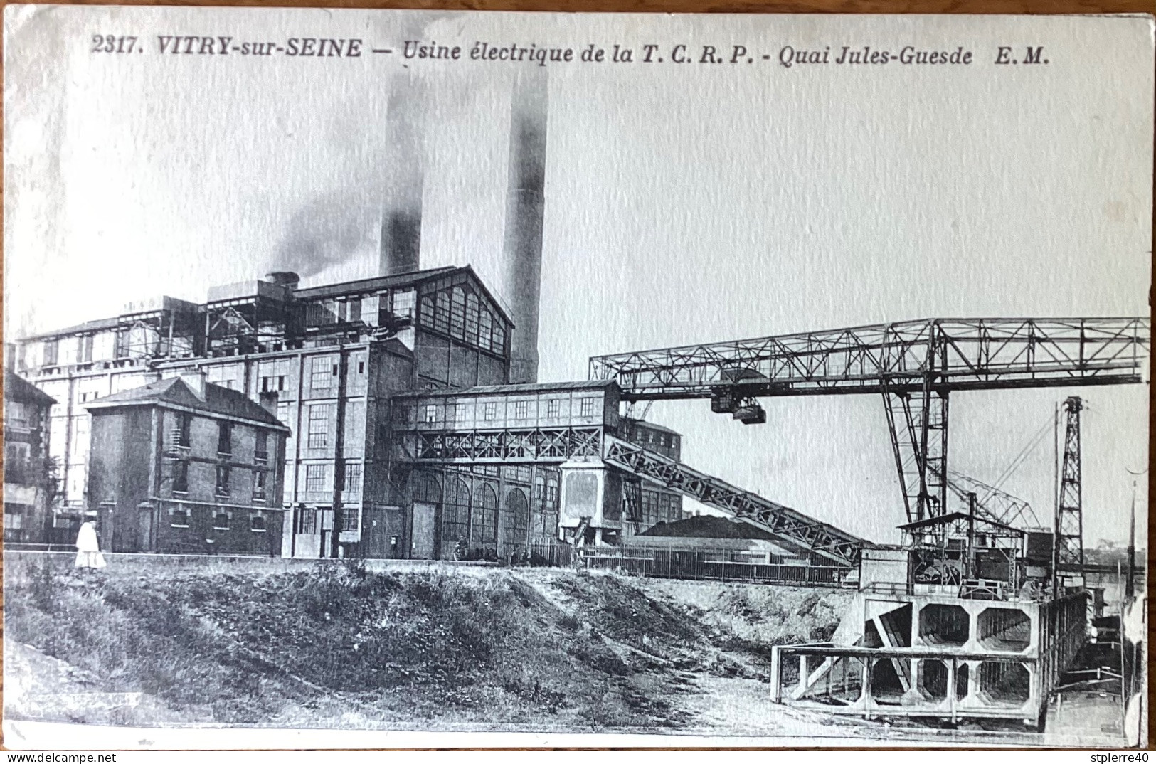 Vitry-sur-Seine - Usine électrique De La T.C.R.P. - Quai Jules-Guesde - Vitry Sur Seine