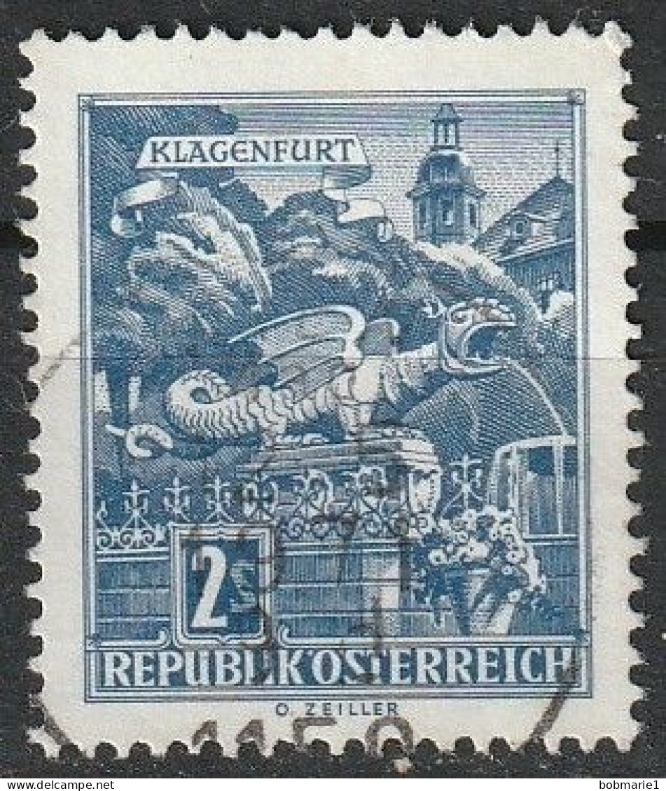 Timbre Autriche Oblitéré "Klagenfurt" 1968 N°955 - Usati