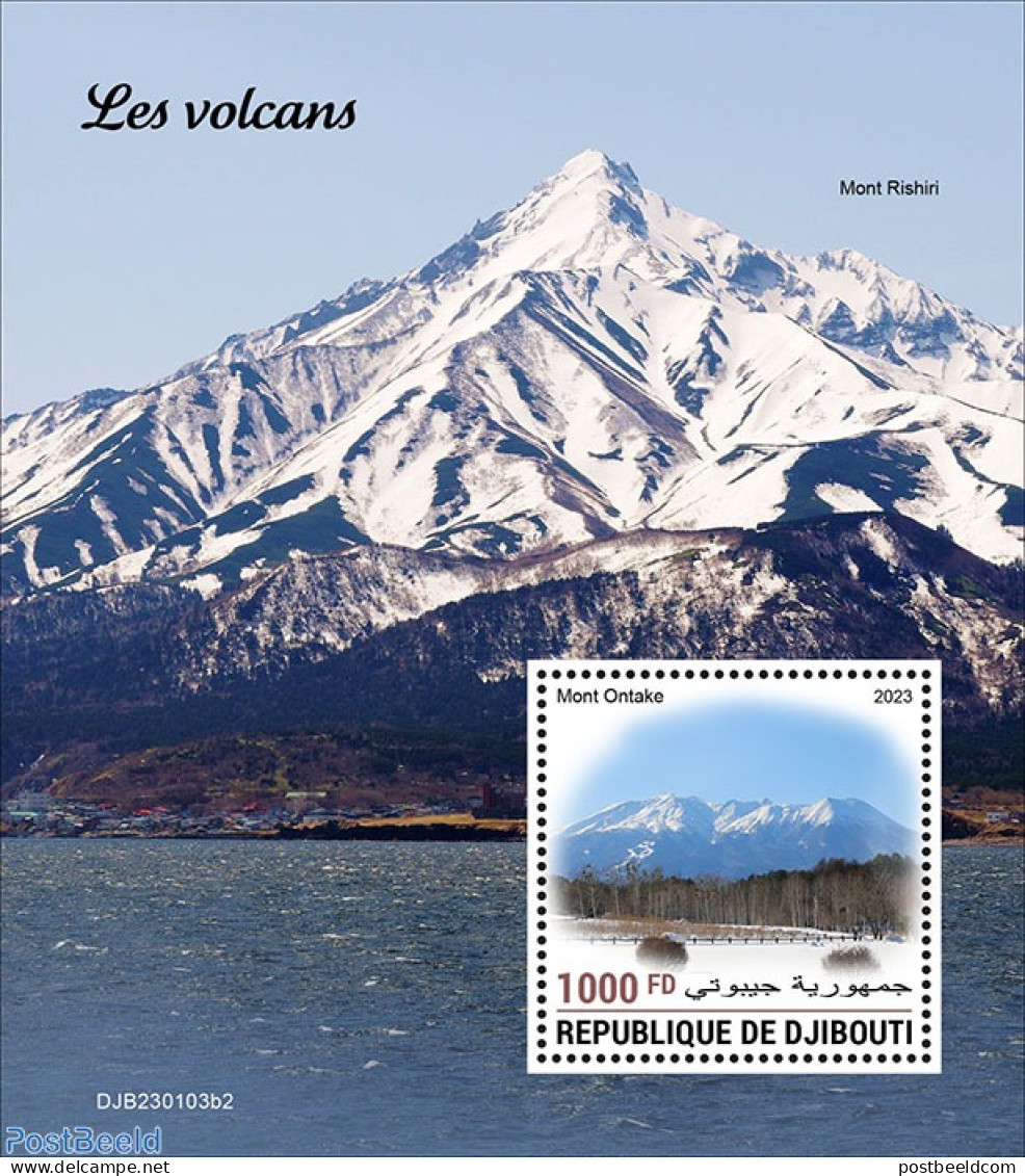 Djibouti 2023 Volcanoes, Mint NH, Sport - Mountains & Mountain Climbing - Escalade