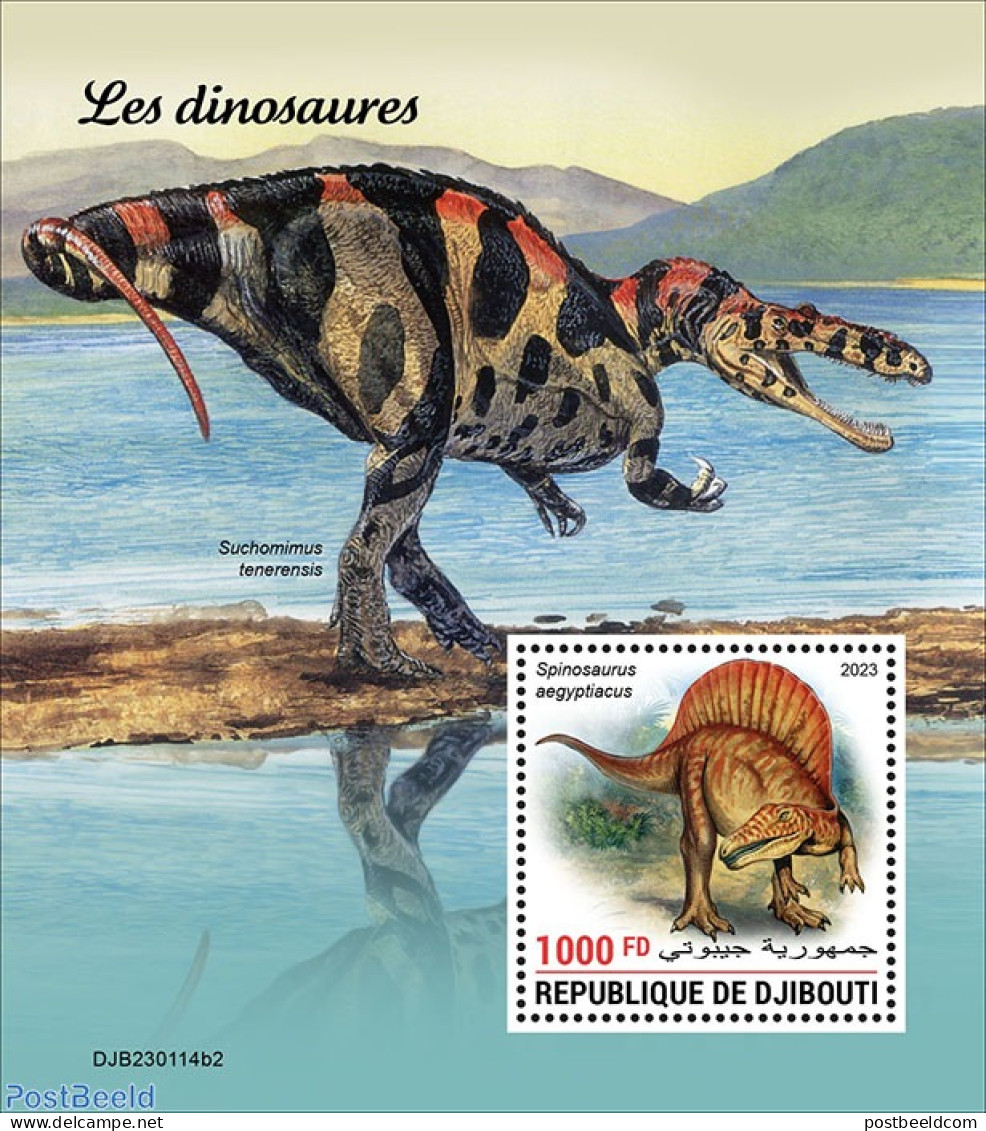 Djibouti 2023 Dinosaurs, Mint NH, Nature - Prehistoric Animals - Preistorici