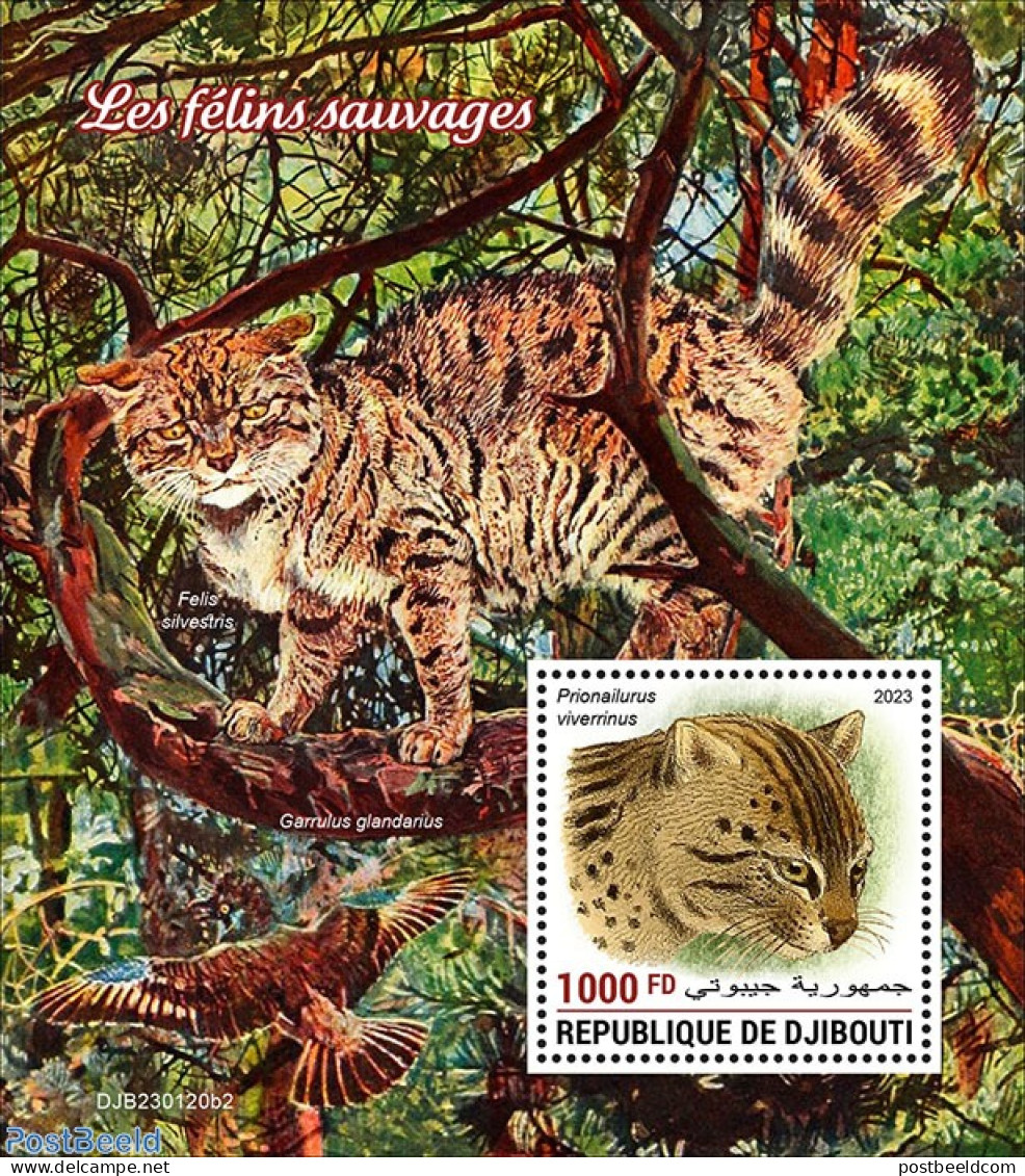 Djibouti 2023 Wild Cats, Mint NH, Nature - Cat Family - Gibuti (1977-...)