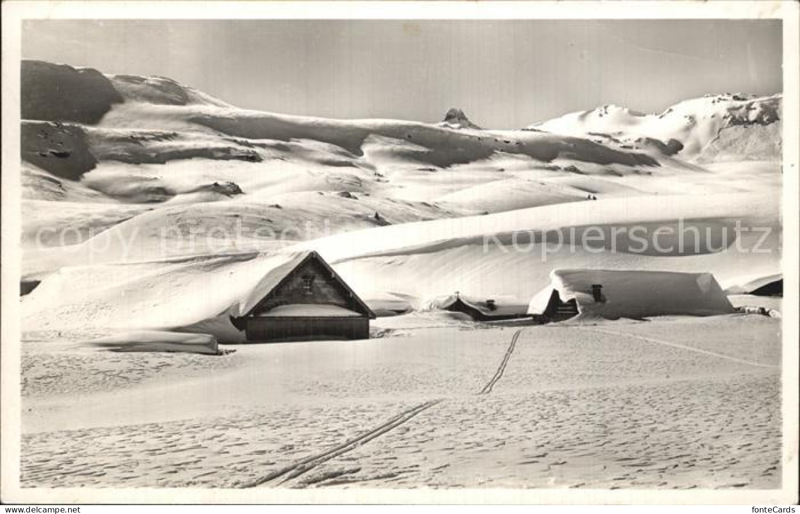 12586504 Flumserberg Flums Alp Fursch Mit Spitzmeilen Winterpanorama Flums - Autres & Non Classés