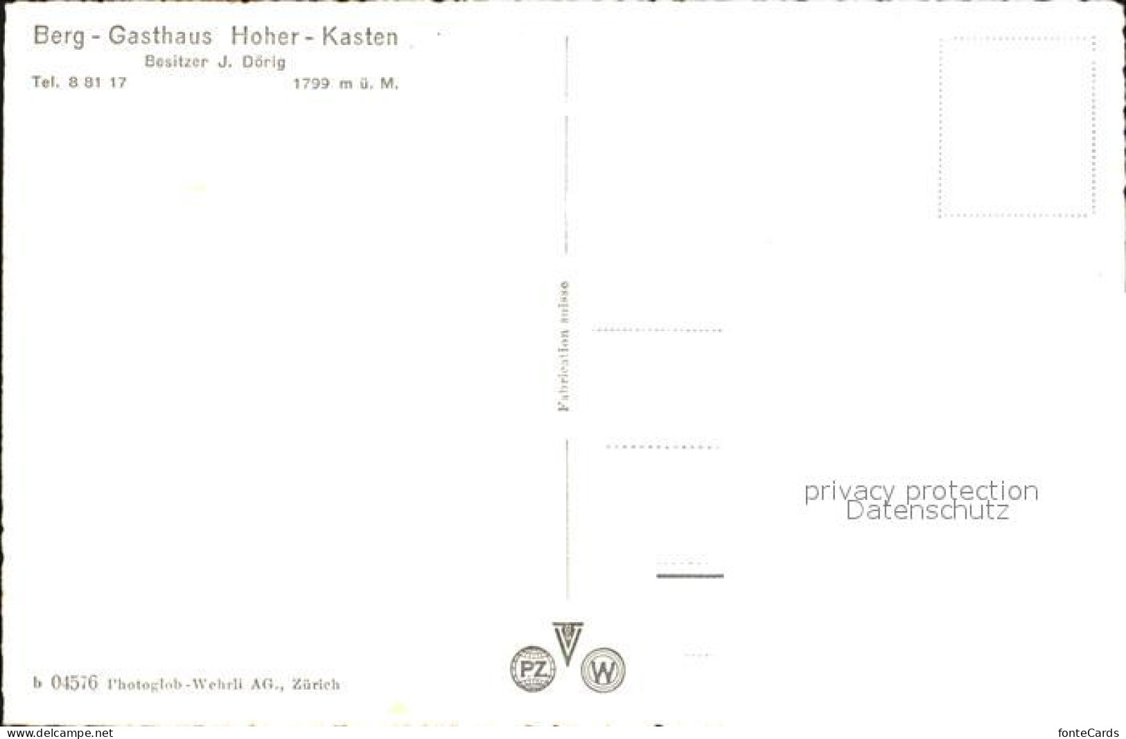 12586502 Hoher Kasten Berggasthaus Appenzeller Alpen Appenzeller Alpen - Altri & Non Classificati