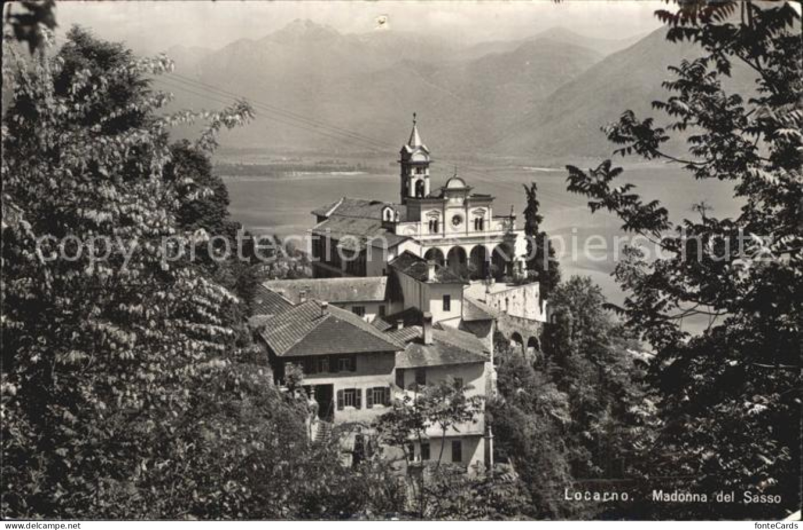 12586501 Locarno Lago Maggiore Madonna Del Sasso Wallfahrtskirche Locarno - Other & Unclassified