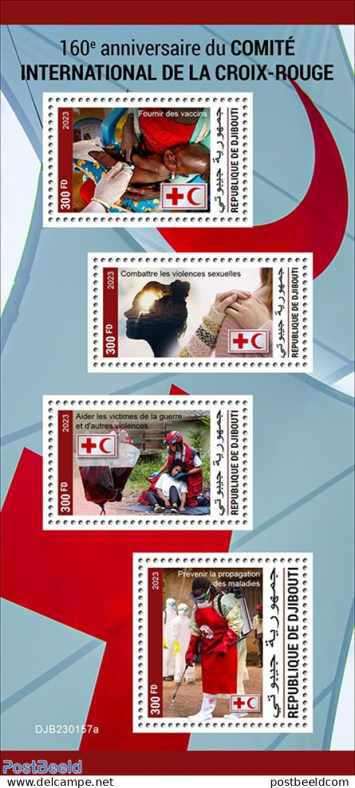 Djibouti 2023 Red Cross, Mint NH, Health - Red Cross - Croix-Rouge
