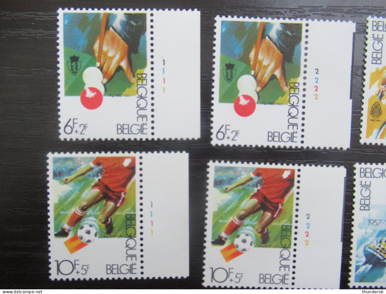 2039/42 'Sporten' - Postfris ** - Volledige Set Plaatnummers - 1981-1990