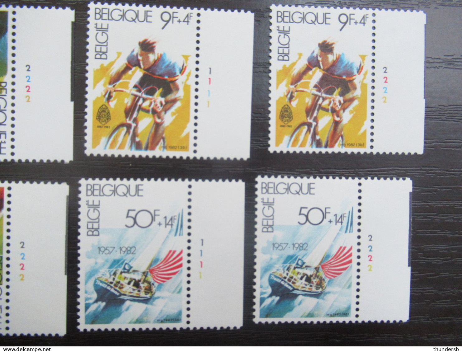 2039/42 'Sporten' - Postfris ** - Volledige Set Plaatnummers - 1981-1990