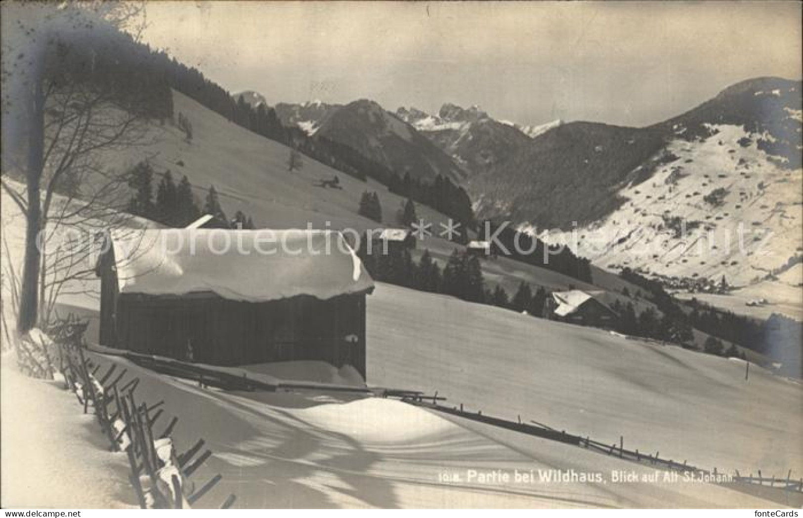 12586460 Wildhaus SG Winterpanorama Blick Auf Alt St Johann Appenzeller Alpen Wi - Other & Unclassified