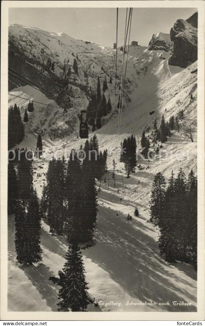 12586453 Engelberg OW Schwebebahn Nach Truebsee Winterpanorama Alpen Engelberg - Andere & Zonder Classificatie