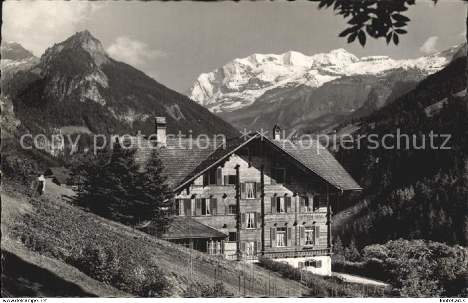 12586452 Kiental Hotel Bergfrieden Golderhorn Bluemlisalp Berner Alpen Kiental - Altri & Non Classificati