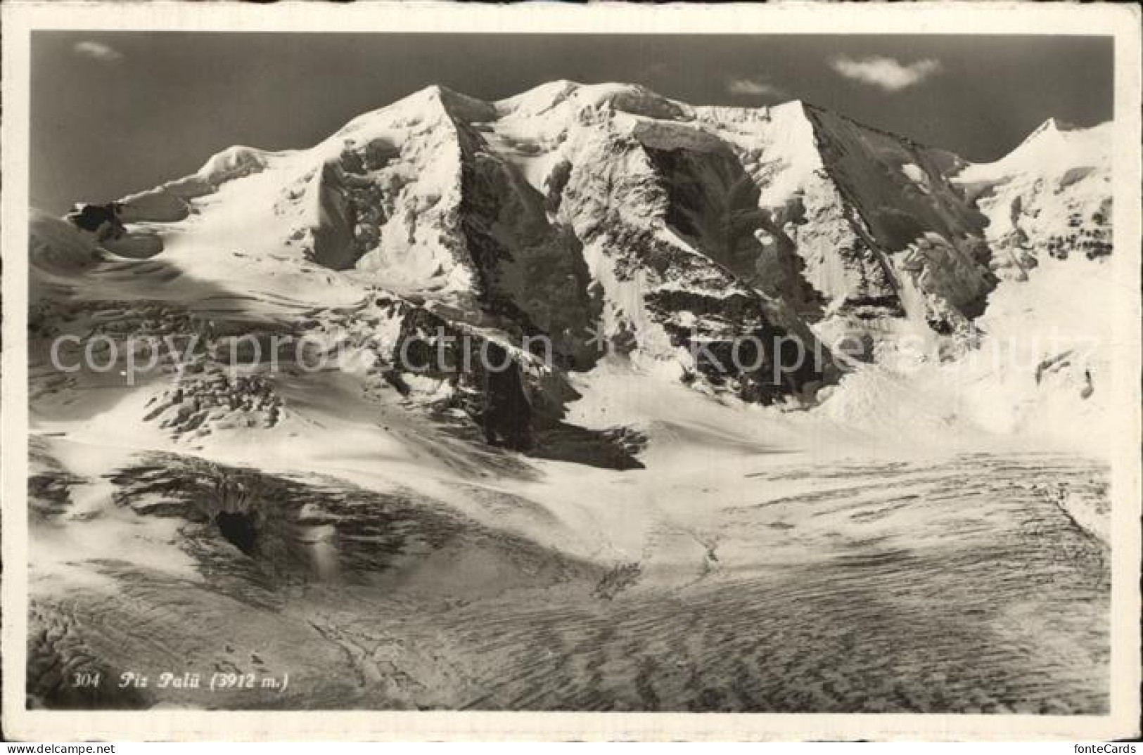 12586450 Piz Palue Gletscher Gebirgspanorama Berninagruppe Piz Palue - Andere & Zonder Classificatie