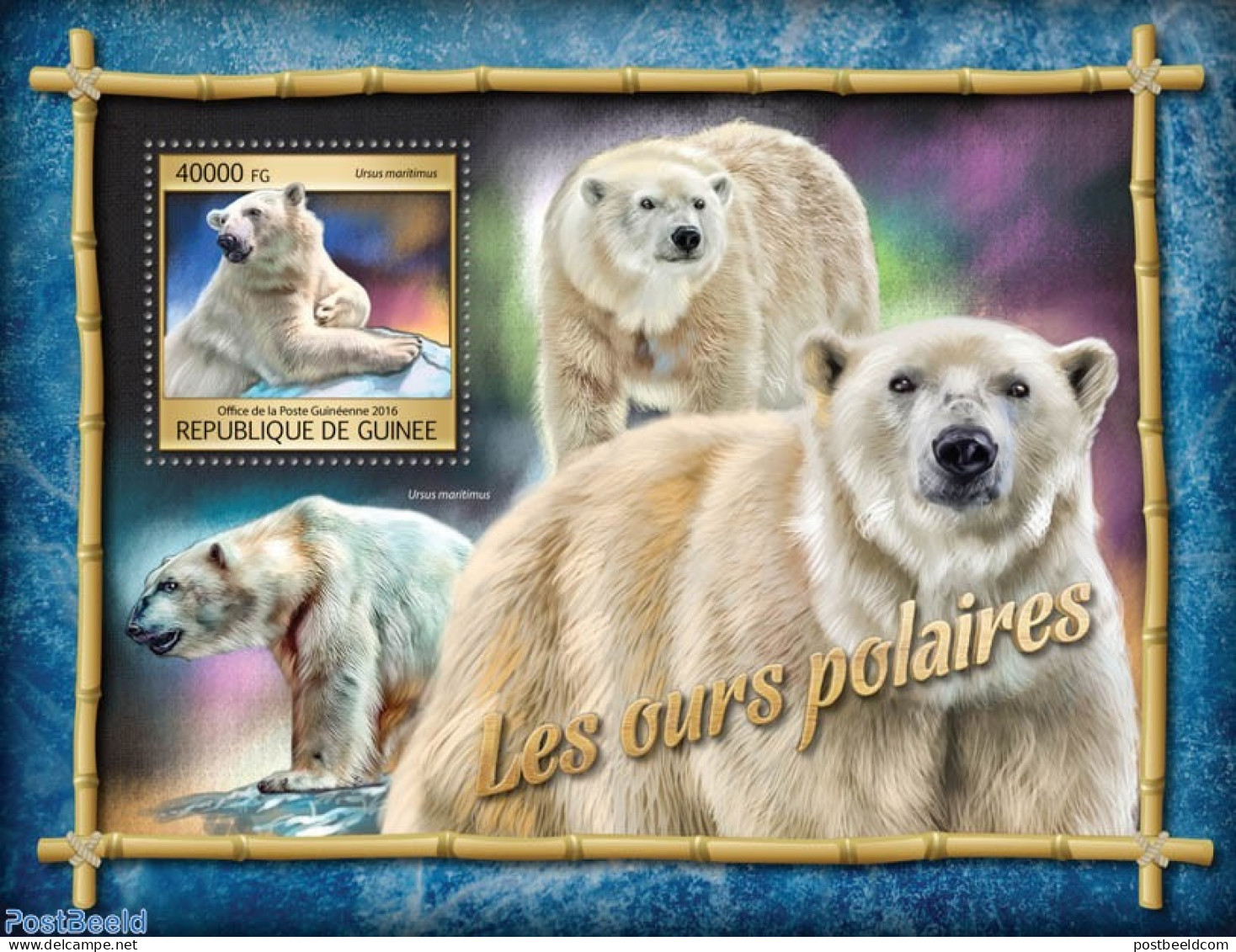 Guinea, Republic 2016 Polar Bears, Mint NH, Nature - Bears - Otros & Sin Clasificación
