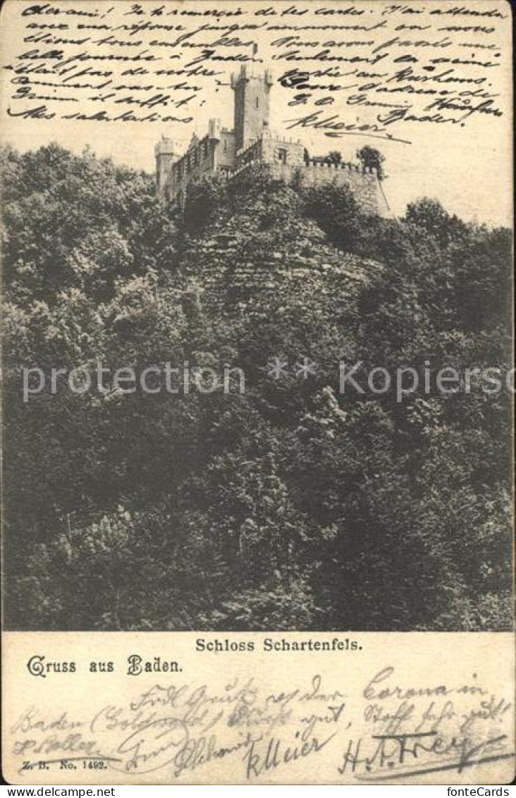 12586431 Baden AG Schloss Schartenfels Baden - Autres & Non Classés