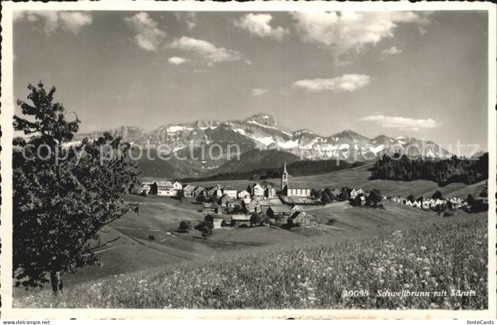 12586424 Schwellbrunn Panorama Mit Saentis Appenzeller Alpen Schwellbrunn - Other & Unclassified